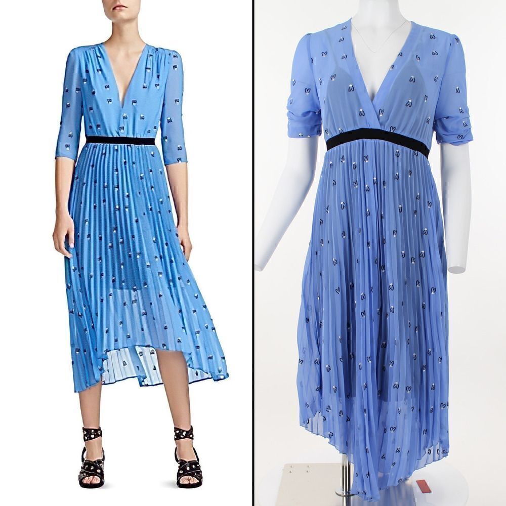 Maje Rengo Embroidered Heart Dress